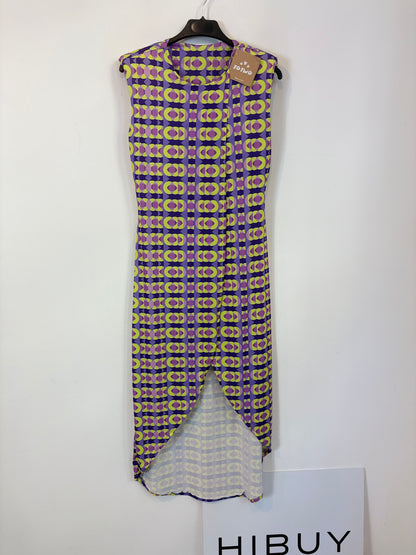 OTRAS. Top largo cruzado estampado. T S