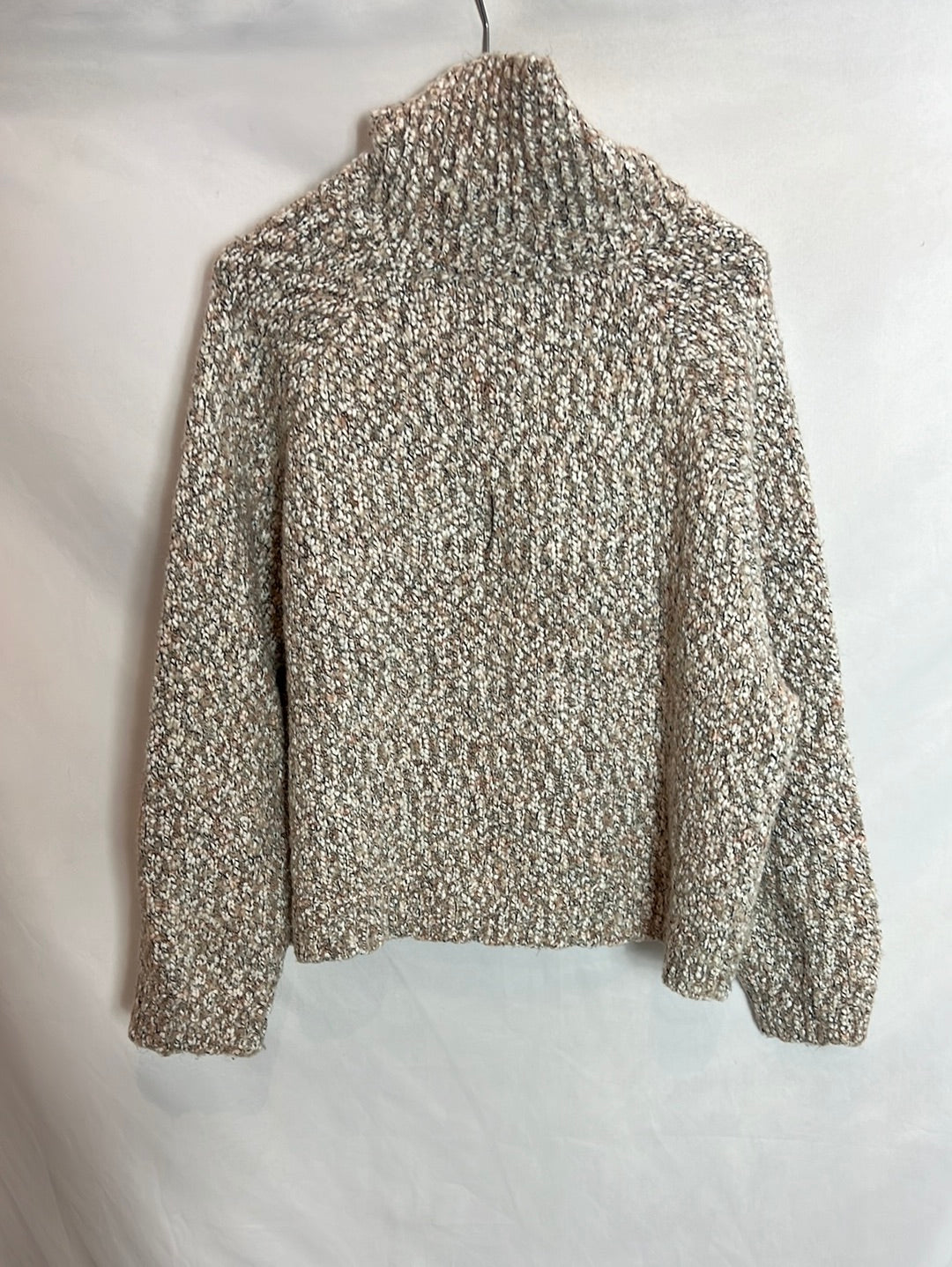 PRIMARK. Jersey jaspeado cuello alto. T S