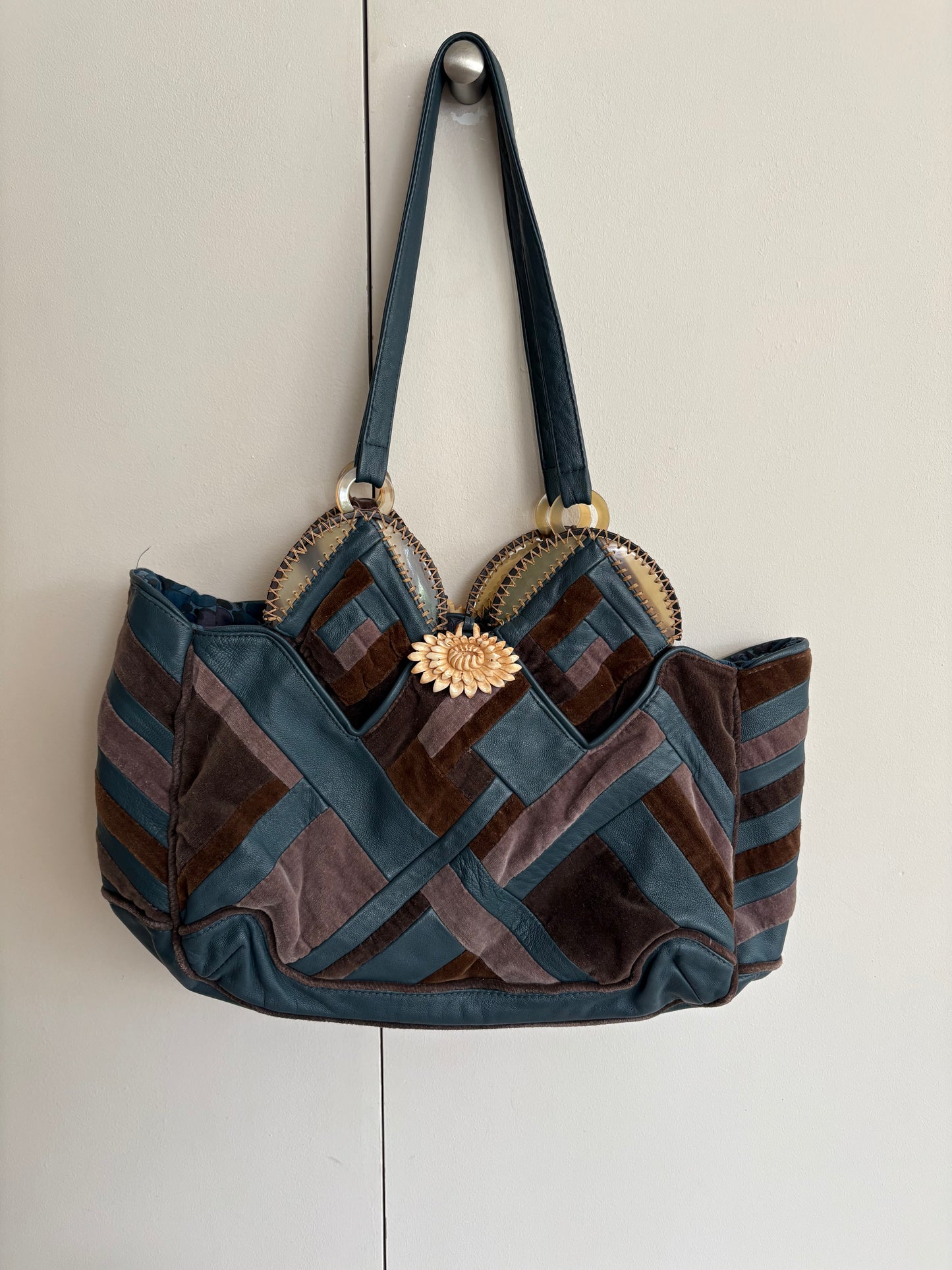 JAMIN PUECH. Bolso de hombro texturas