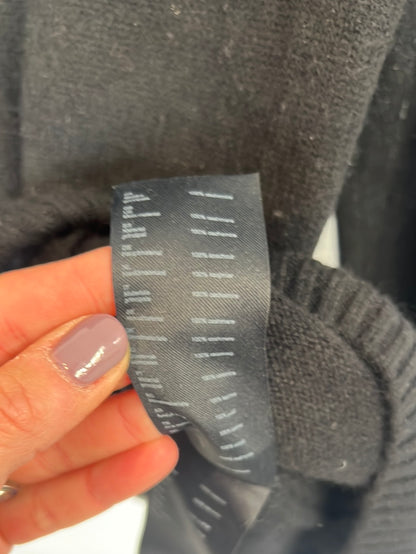 MAJE. Jersey negro cashmere botones. T 1(S)