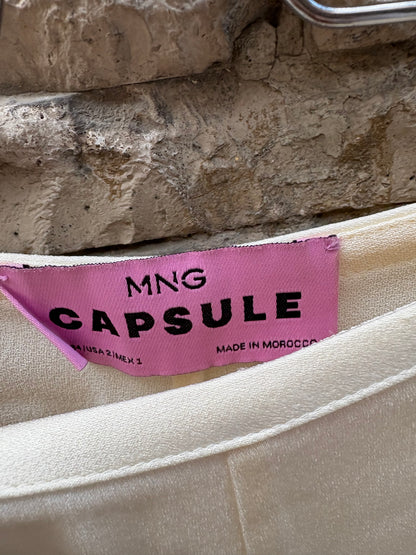 ZARA. Jacket with mottled gray wool. TS