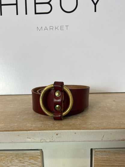 BOWACA. Cinturón piel marrón T.90