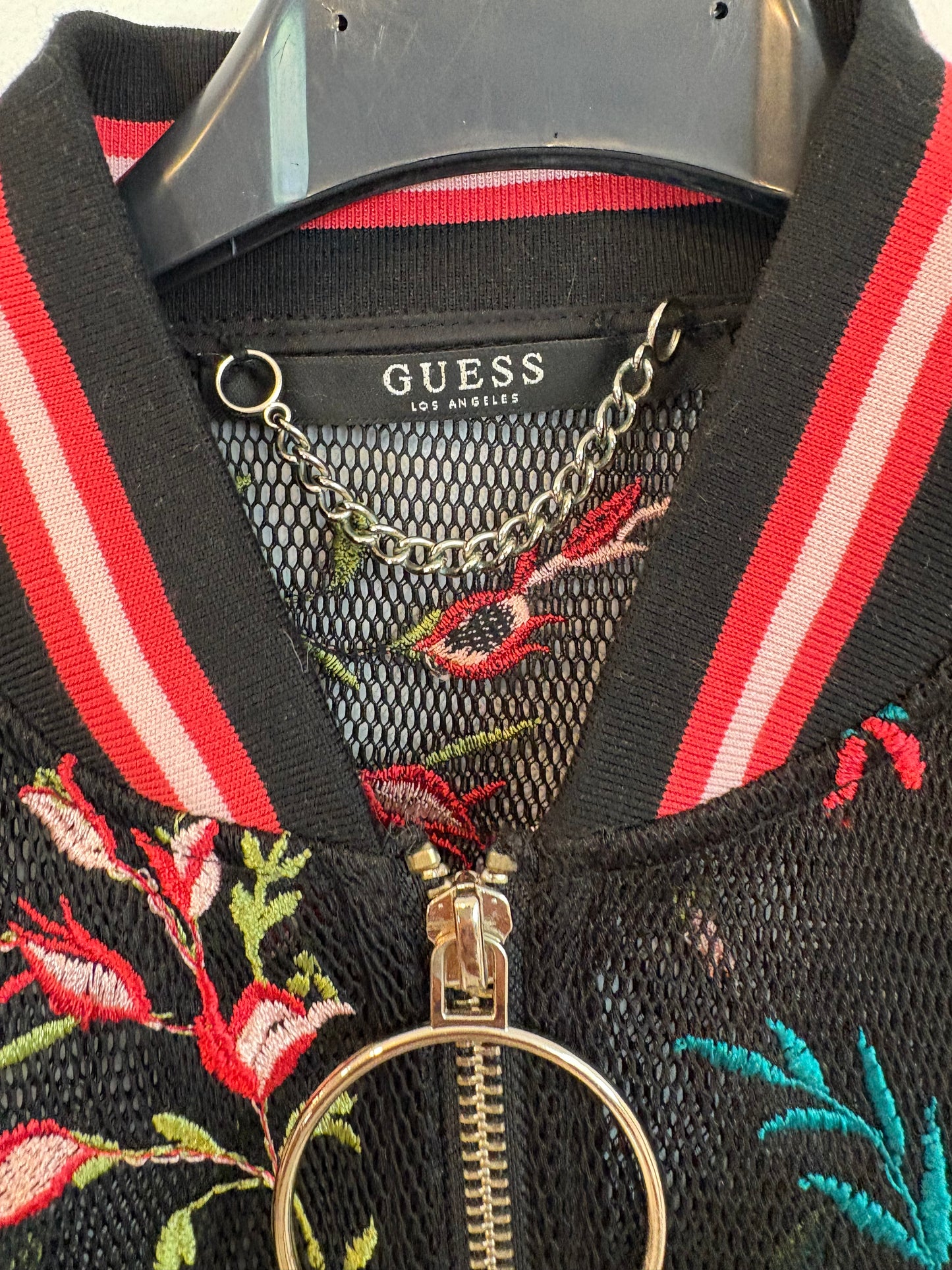 GUESS. Black embroidered jacket. TM