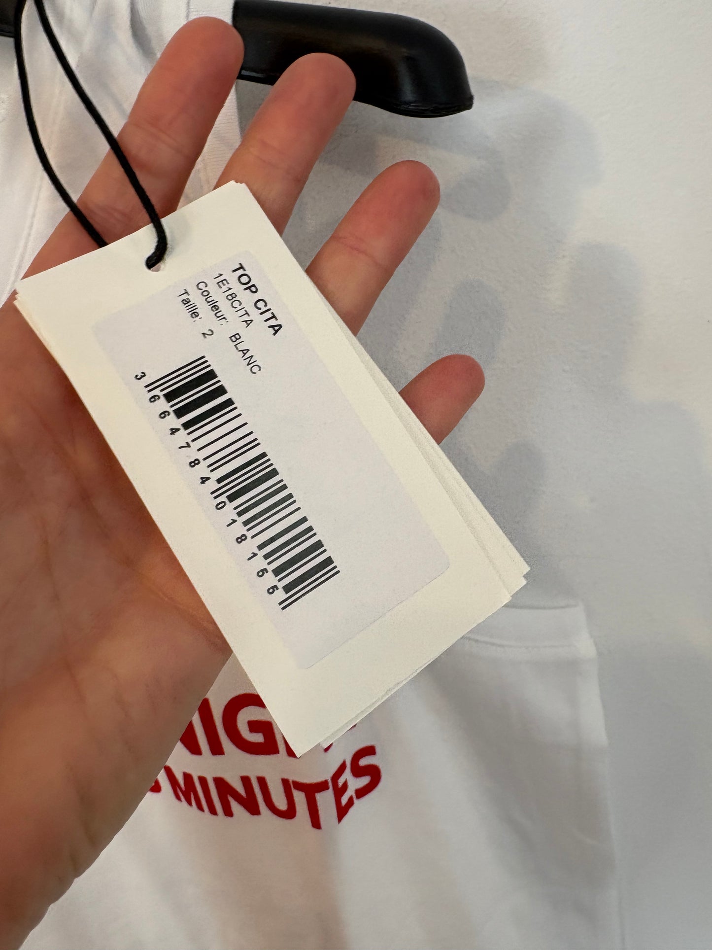 BA&SH. Camiseta blanca I CAN DANCE