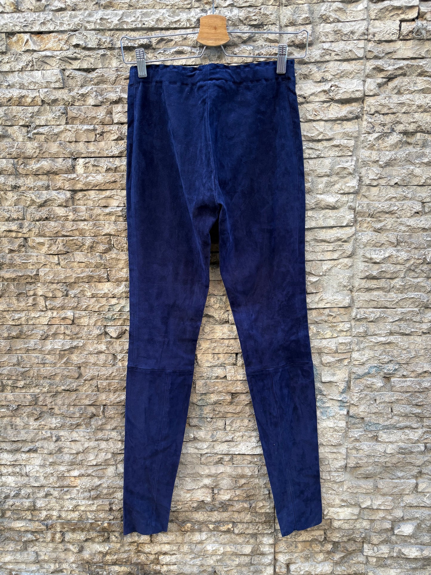 STOULS. Leggins piel vuelta azul. T S