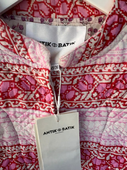 ANTIK BATIK. Chaqueta textura estampado rosas