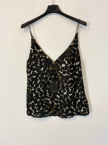 MASSIMO DUTTI. Printed top and skirt set. Size XS/S