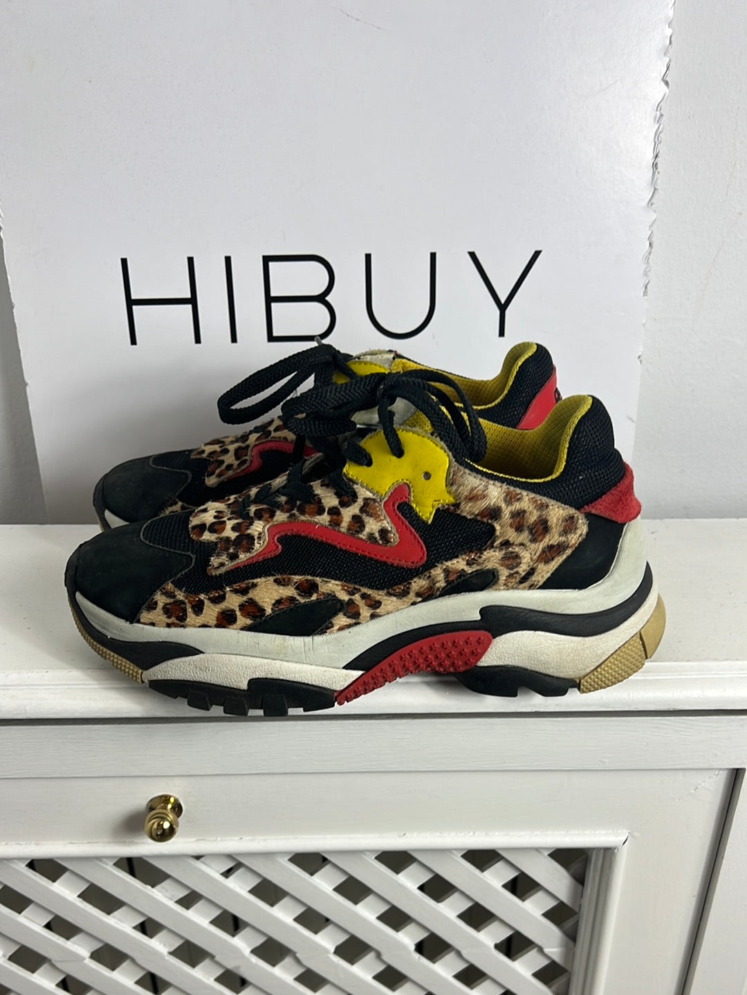 ASH. Zapatillas plataforma colores. T 40