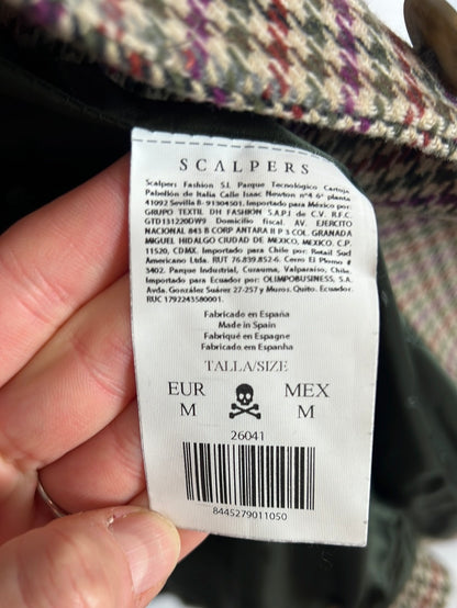 SCALPERS. Houndstooth blazer in TM colors