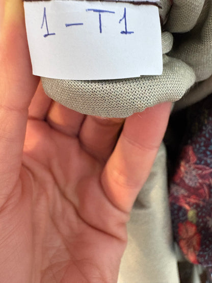 MAGNOLYA. Vestido largo estampado terciopelo