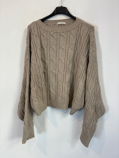 ZARA. Mustard textured back top. TS