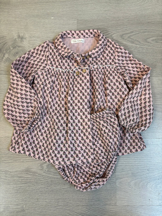 LOLA PALACIOS. Jesusito rosa estampado. T 3 años