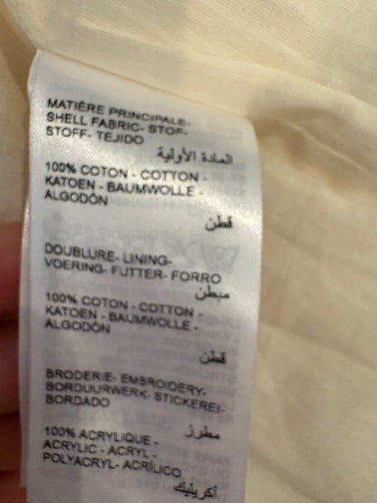 MAISON 123. Chaqueta textura flores bordadas