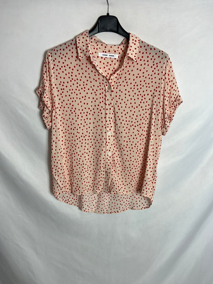 SAMSOE SAMSOE. Light pink printed blouse. TS