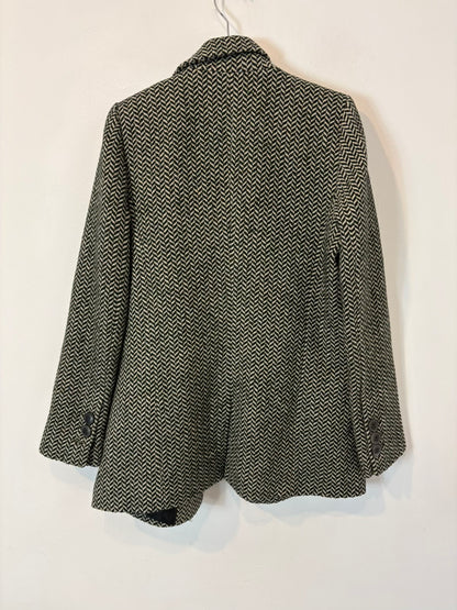 ANINE BING. Blazer jaspeada con lana