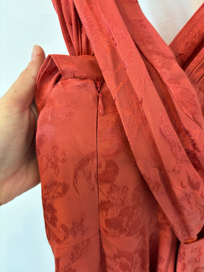 MATTUÌ. Vestido midi estampad escote. T S