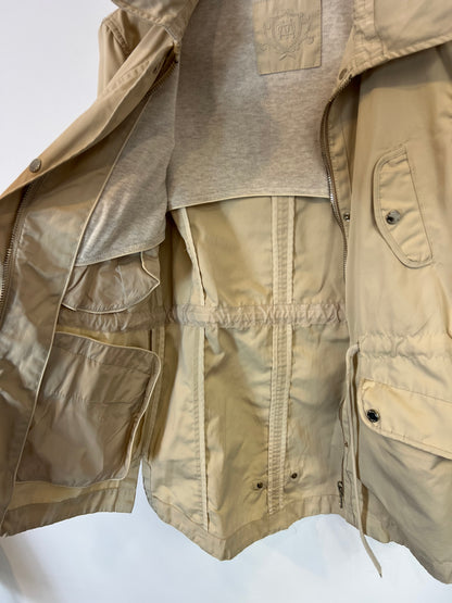 MASSIMO DUTTI. Lightweight beige windbreaker. TS
