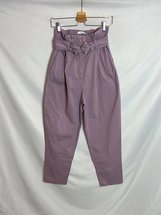 MANGO. Purple slouchy pants. Size 36