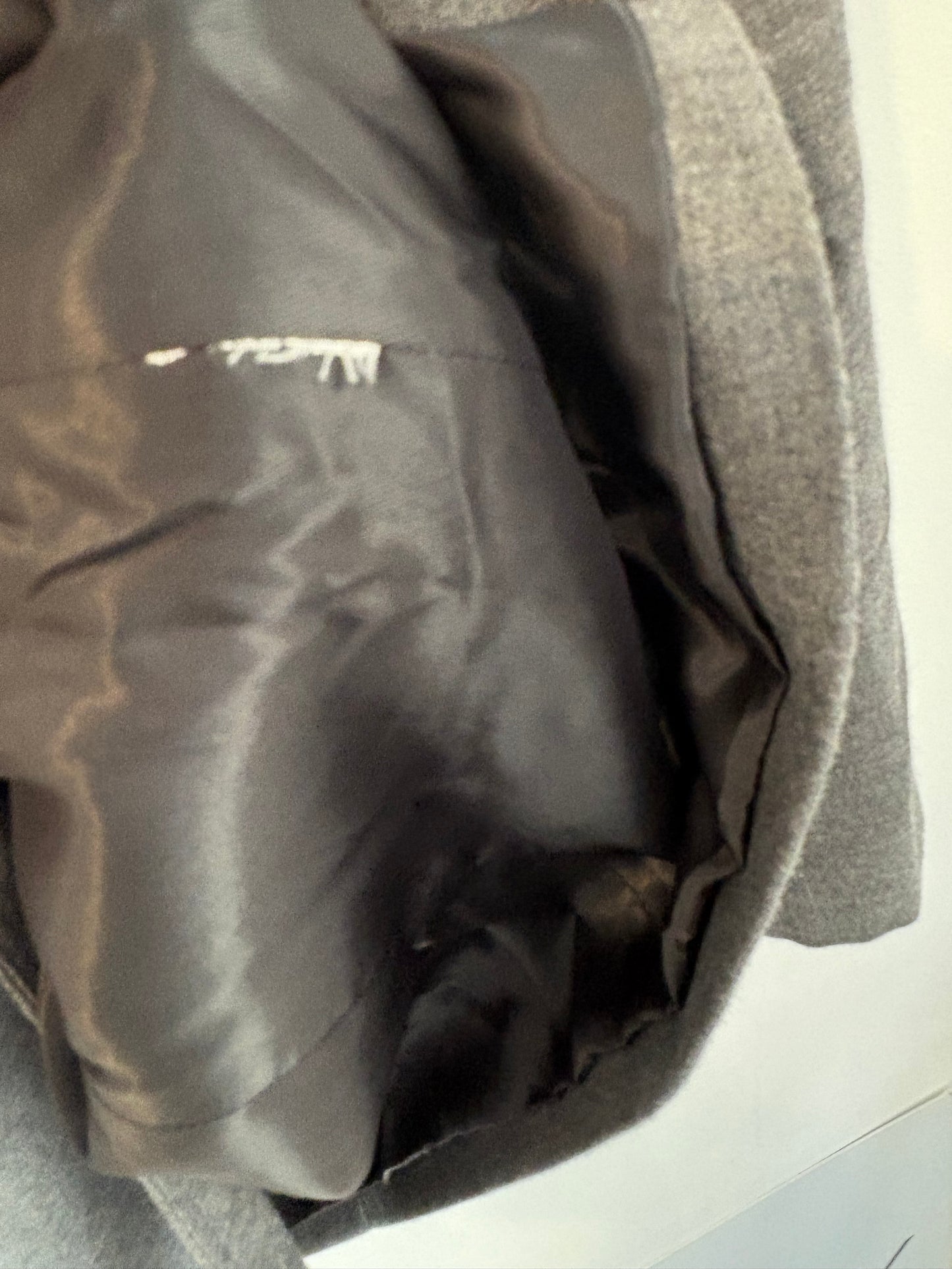 ZARA. Blazer gris doble botonadura