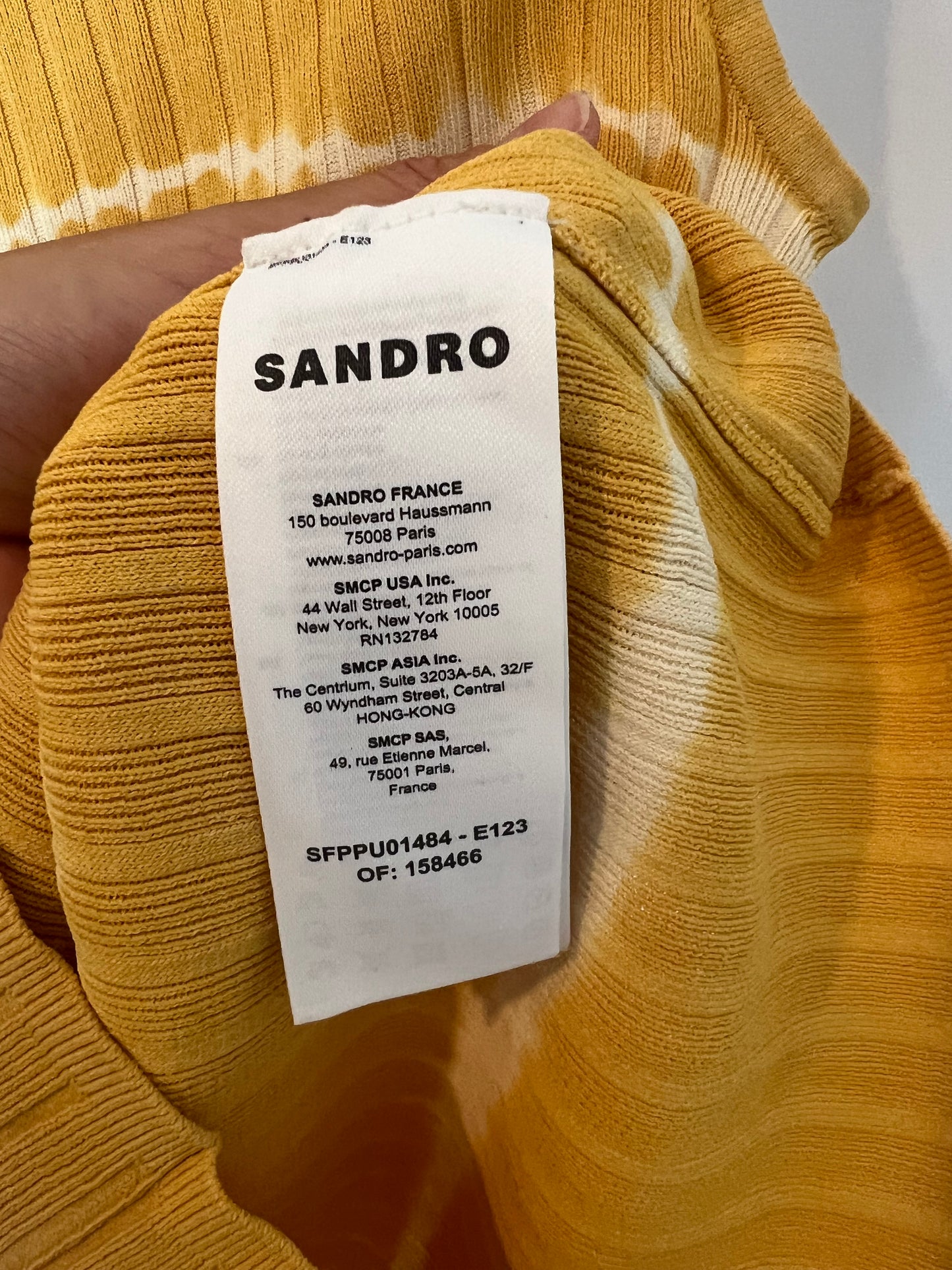 SANDRO. Total look tie dye TS/M