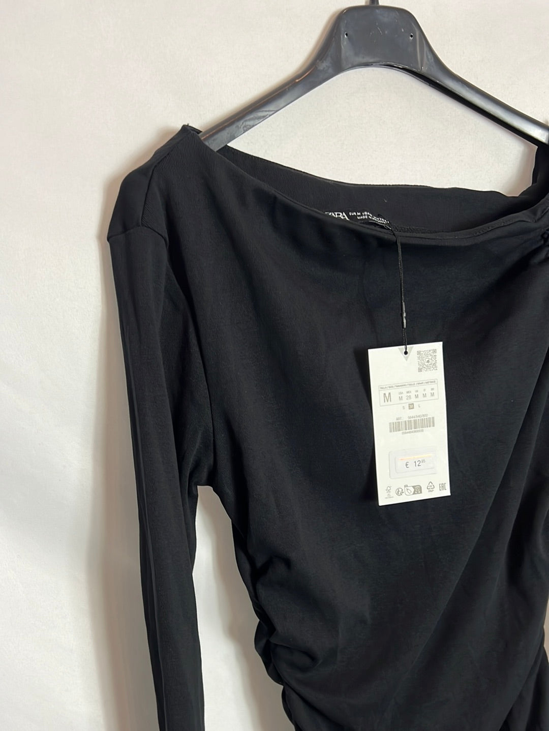ZARA .Top elastico fruncido. T M