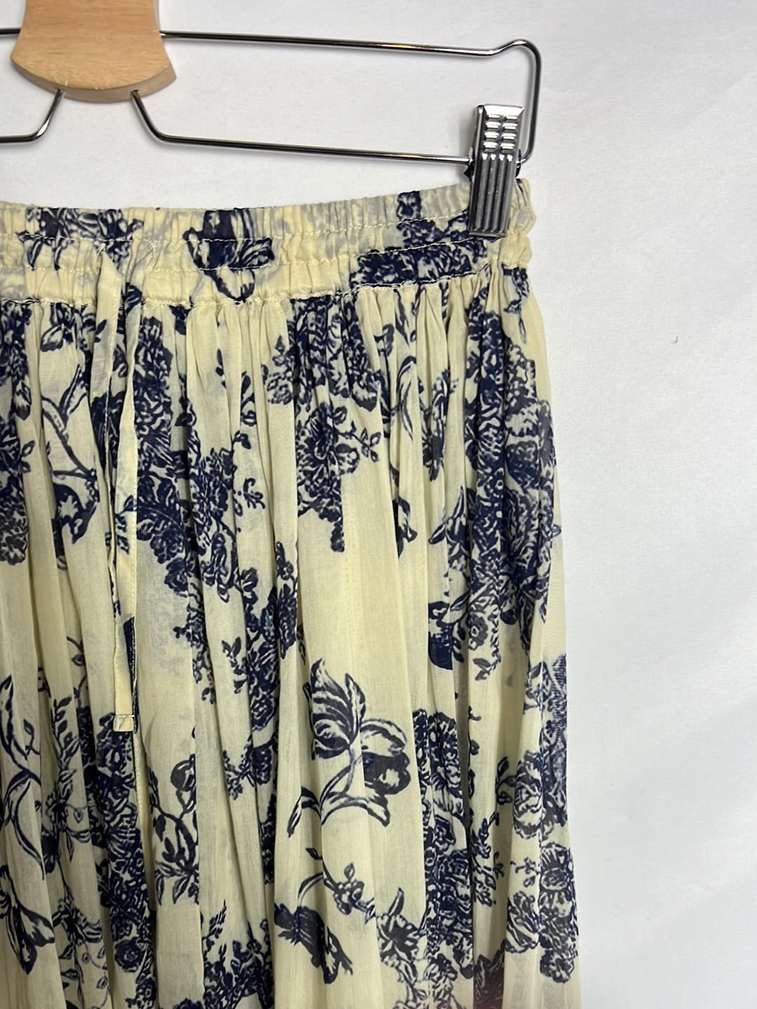 FORTE FORTE. Falda midi vuelo estampada. T 0(xs/s)