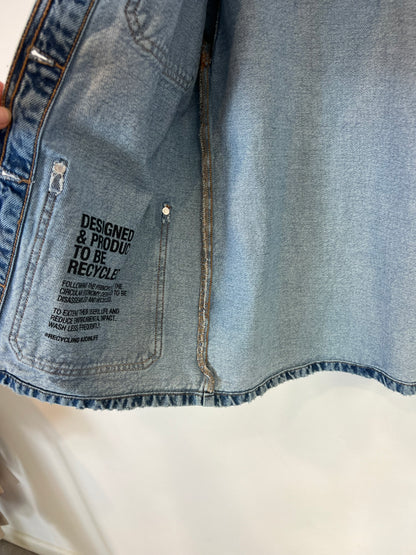 ZARA. Chaqueta denim bolsillos. T 13- 14 años (XS/S)