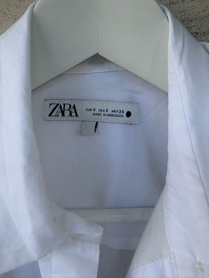 ZARA. Vestido largo  abotonado detalle espalda