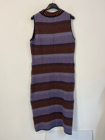 OTRAS. vestido midi estampado missoni