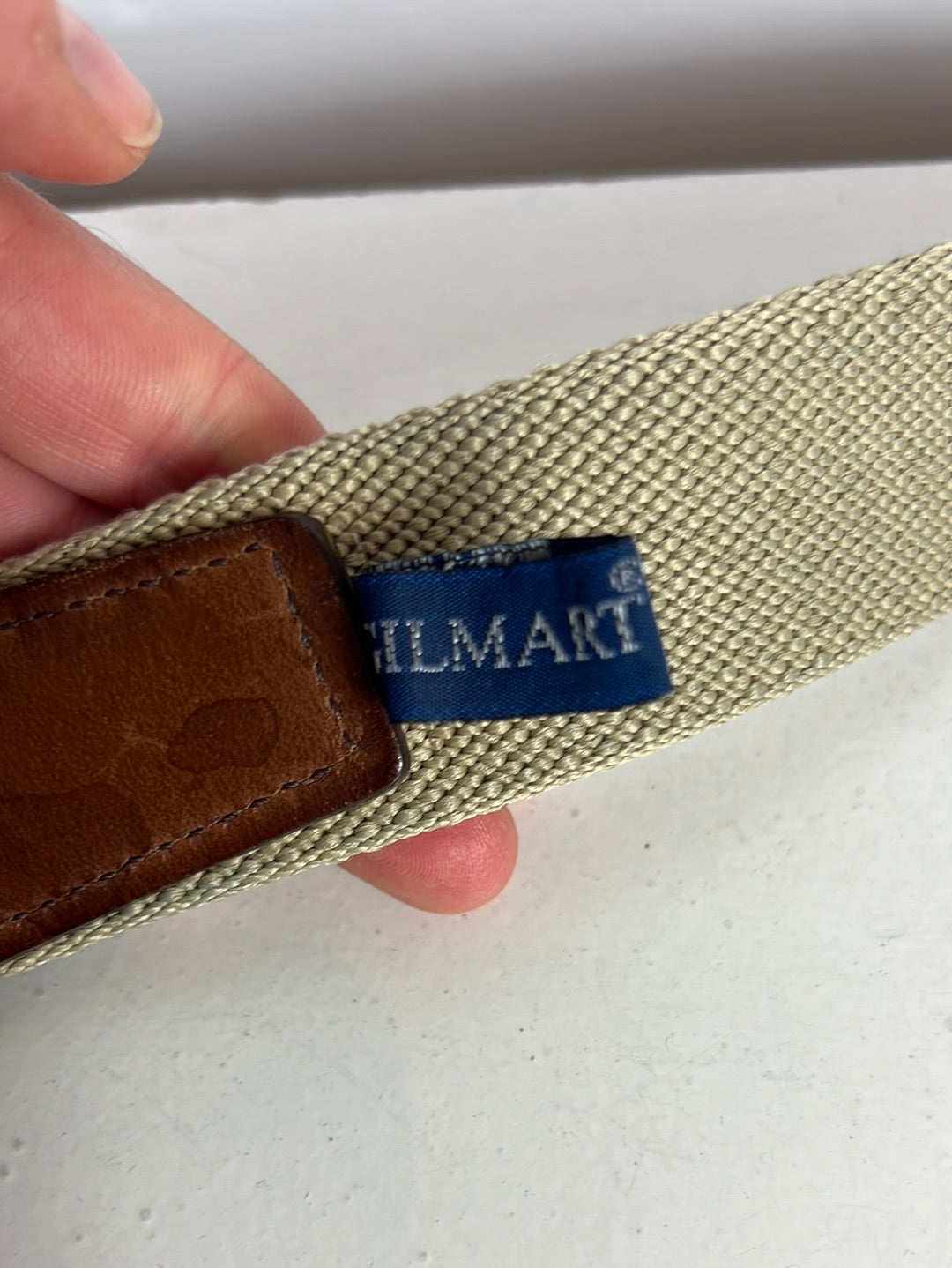 GILMART. Cinturón doble textura. T M