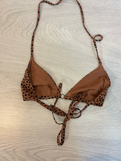 TCN. Bikini marrón topitos negros. T XS/S
