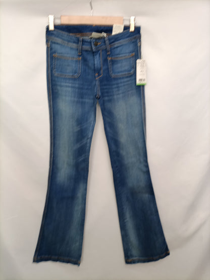 MANGO. Flared denim trousers size 36
