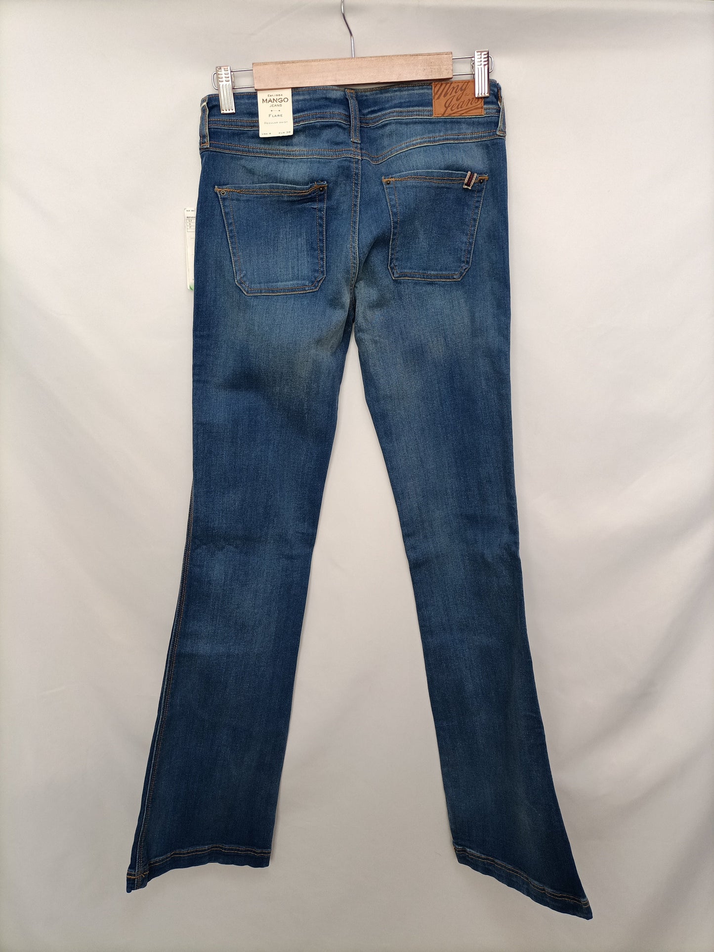 MANGO. Flared denim trousers size 36