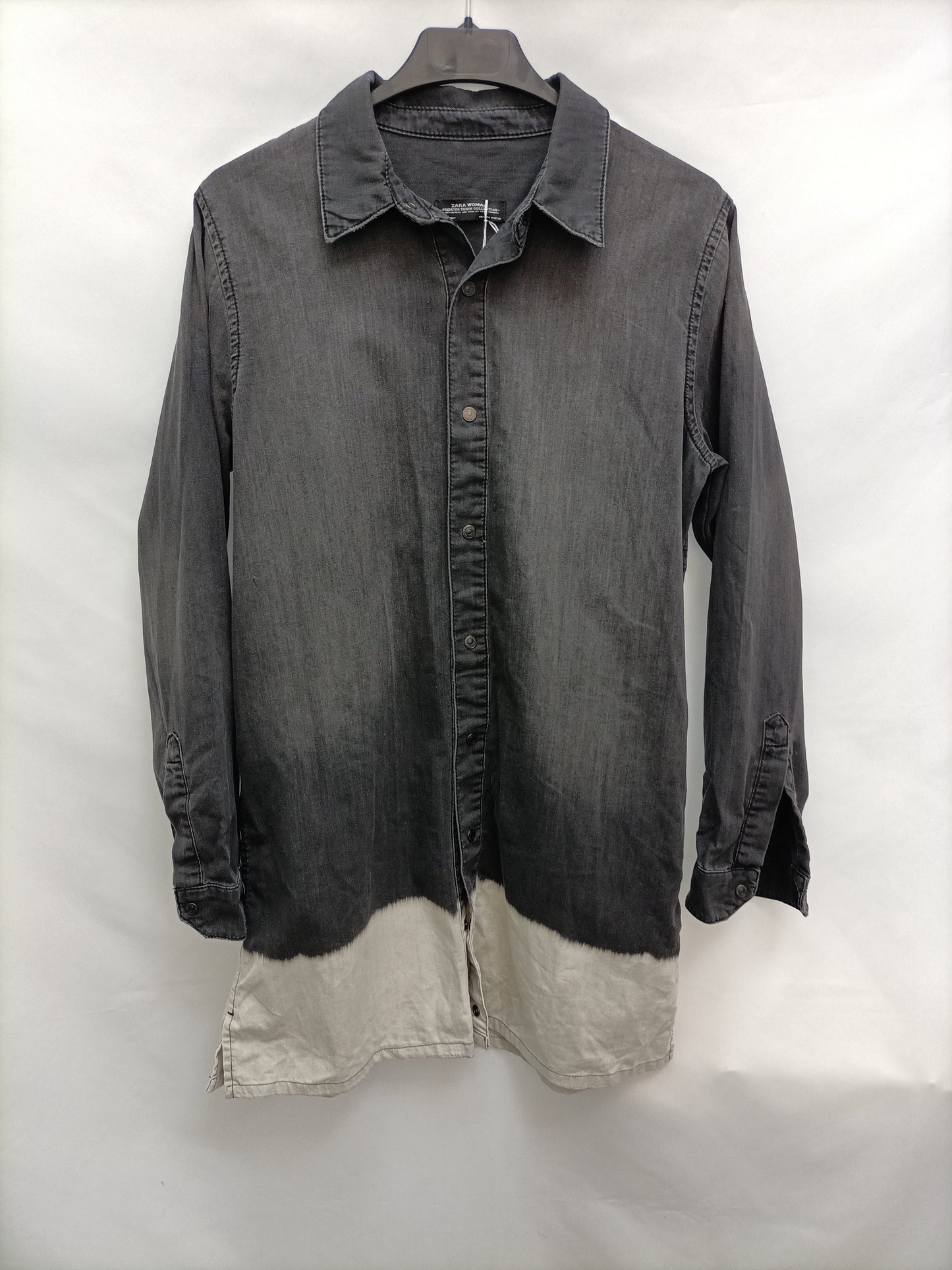 ZARA. Camisa vaquera T.m