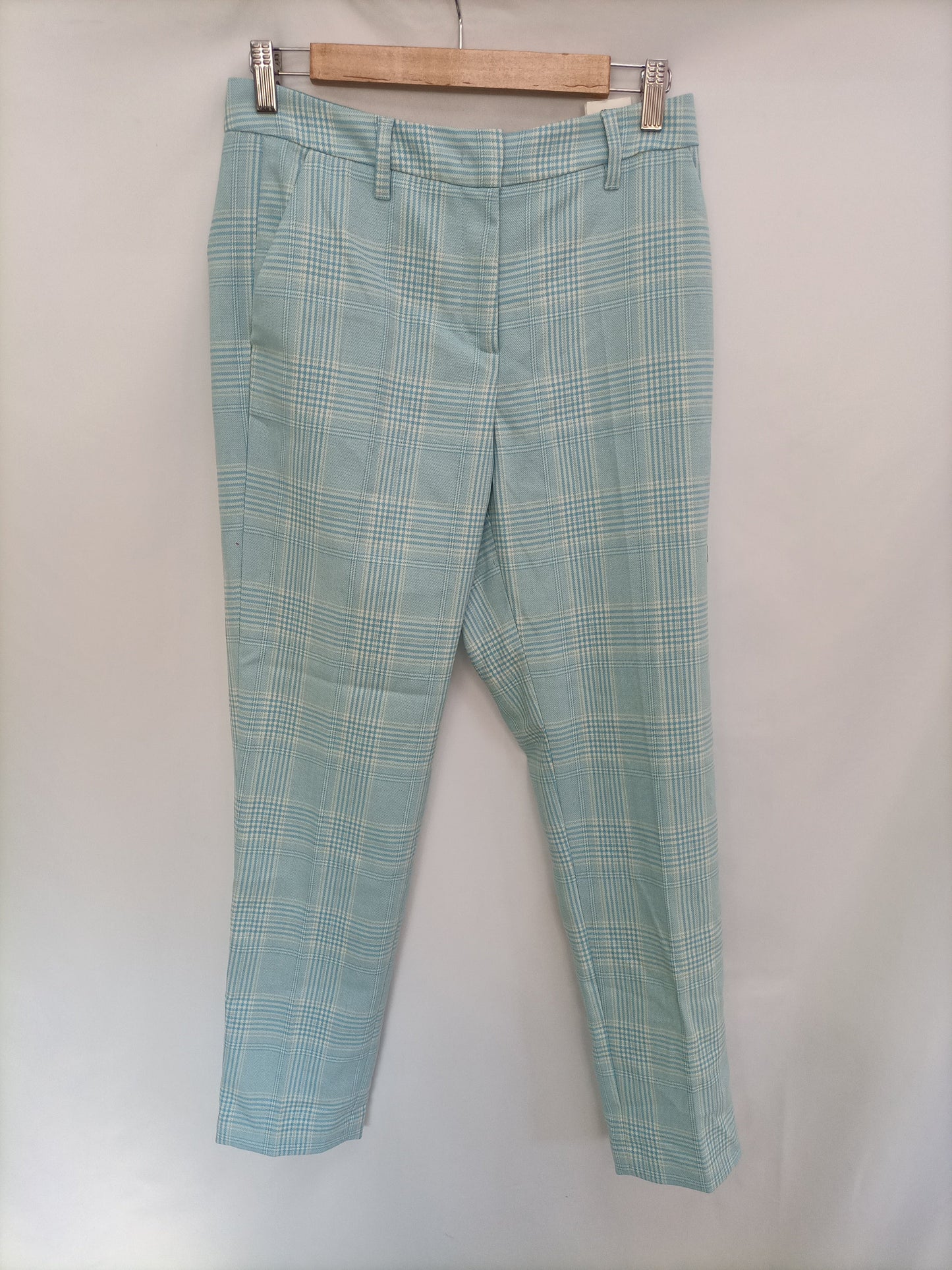 ESSENTIAL. Blue checked blazer, size 38