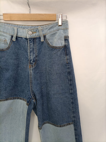 OTHERS. Two-tone TS jeans
