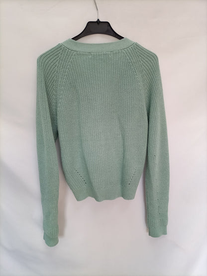 SFERA. Jersey verde botones T.xs