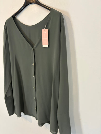 ZARA. Black stretch knit top. TL