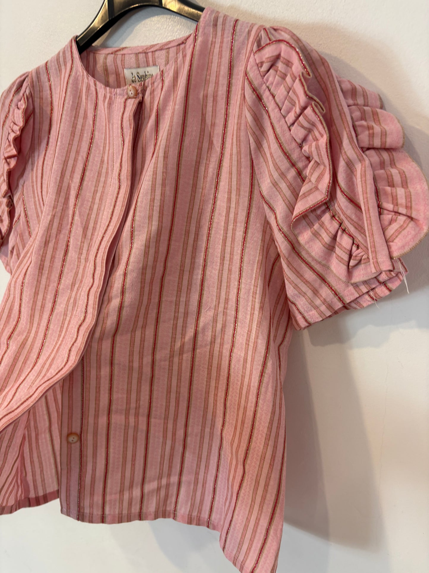 JOSEPHINE. Conjunto rosa rayas mezcla