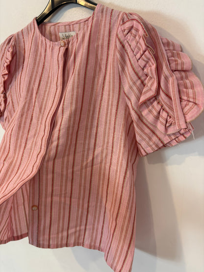 JOSEPHINE. Conjunto rosa rayas mezcla