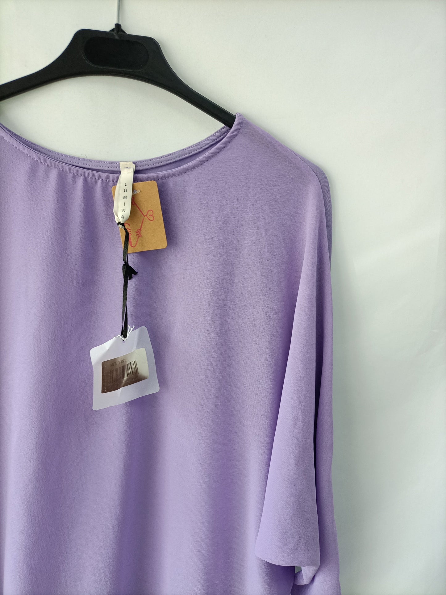 LUMINA. Camiseta/blusa morada T.u(s)