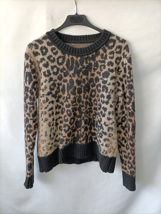 OTHERS. Animal print sweater Yours