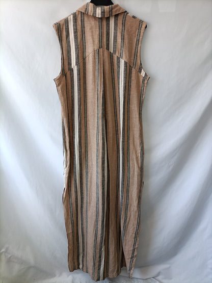 LEANE. Long striped dress size 36