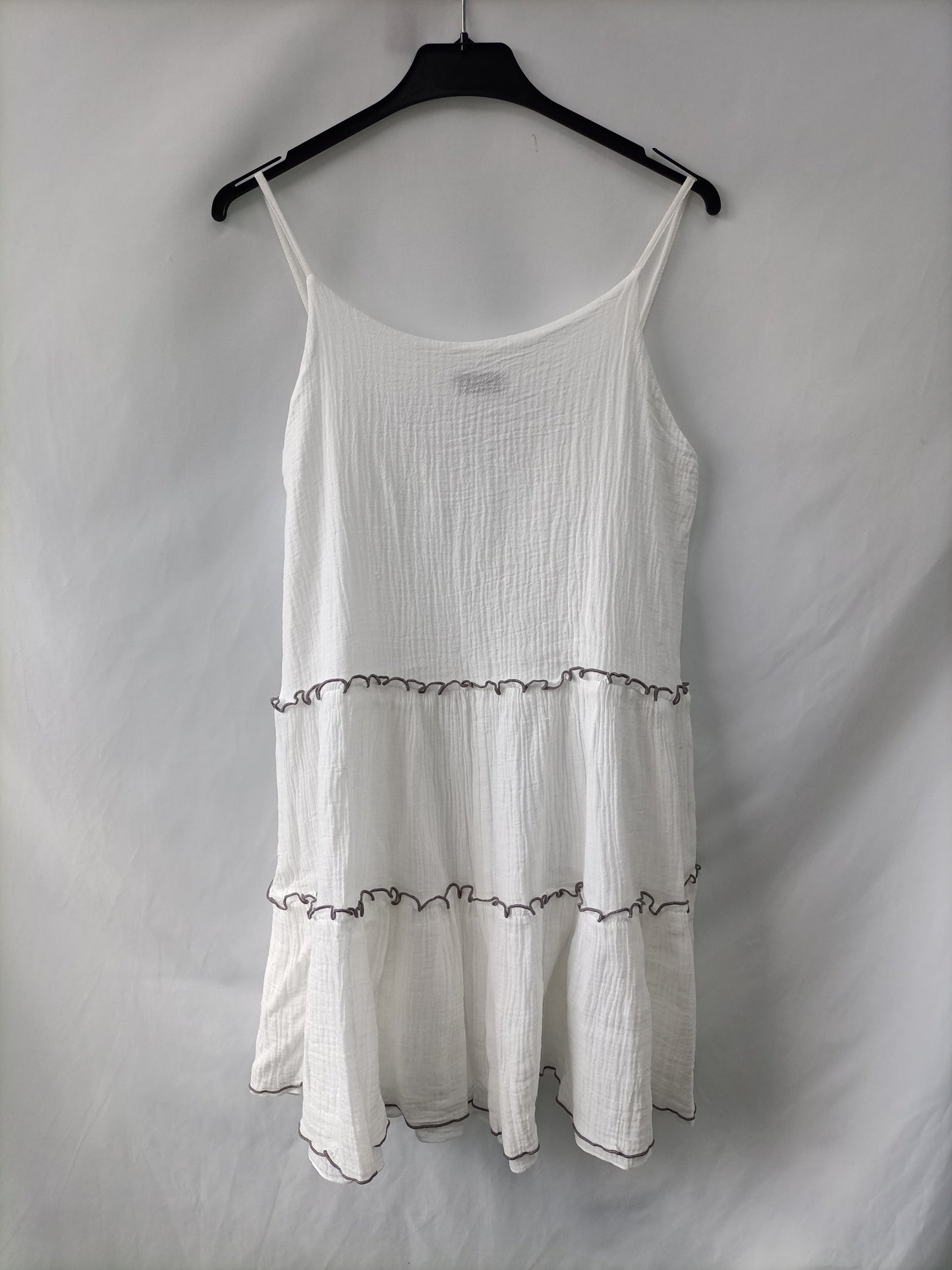 DEKIEN. Vestido blanco fluido Tu(s)