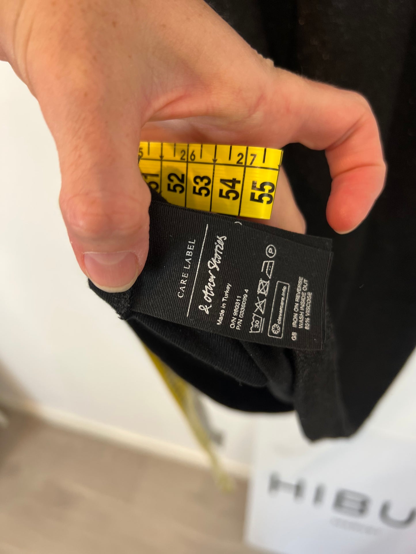 &amp;OTHER STORIES. Black thread dress, size 34