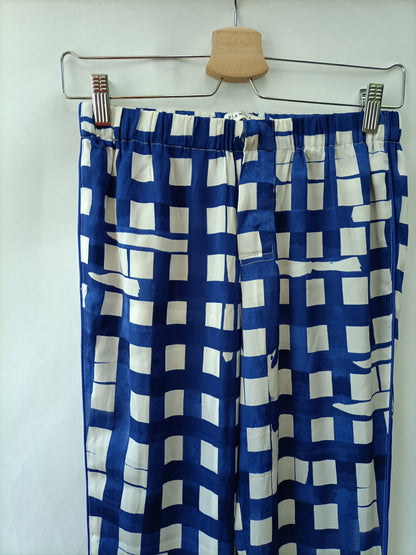 PIAMITA. Top fluido cuadros