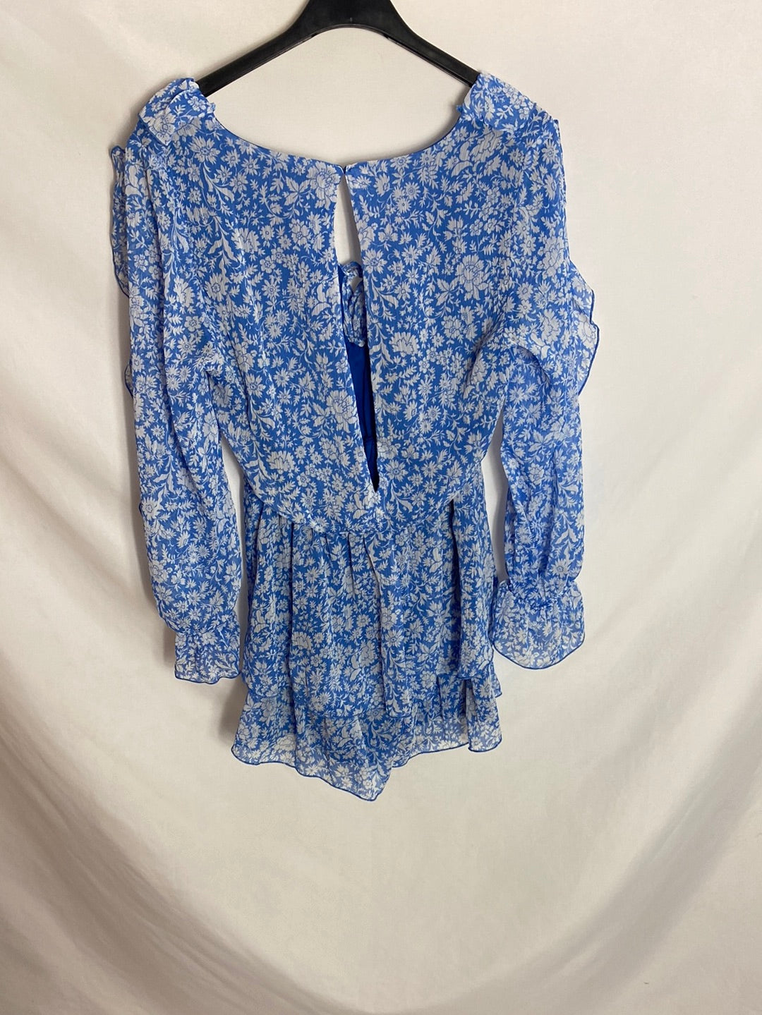 mono azul corto zara