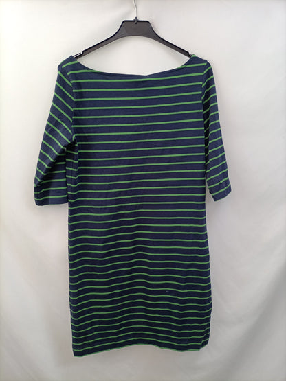 FRENCH CONNECTION. Blue and green striped dress Tm