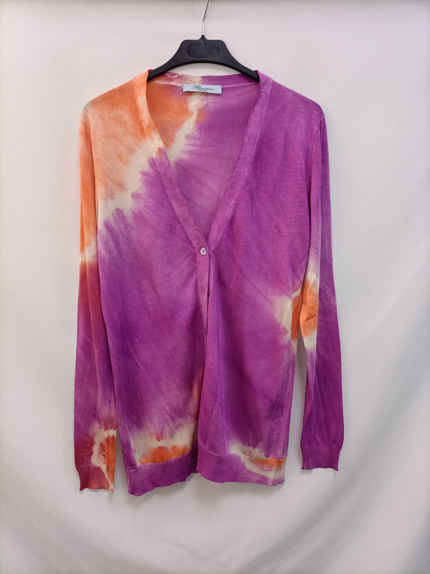 BLUMARINE. Chaqueta punto buganvilla. T s/m