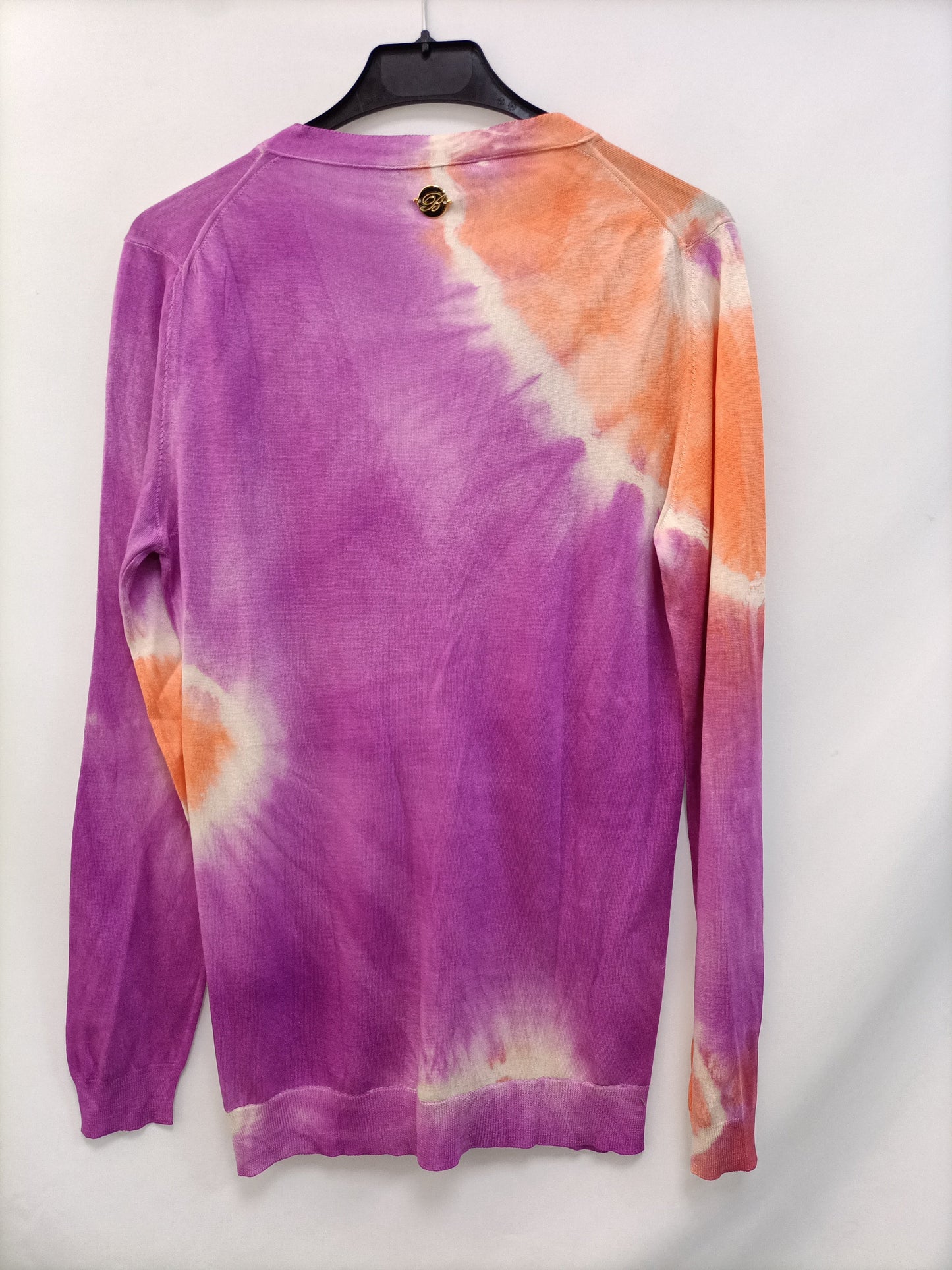 BLUMARINE. Chaqueta punto buganvilla. T s/m